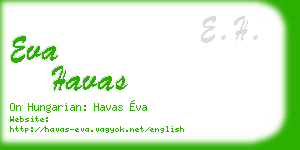 eva havas business card